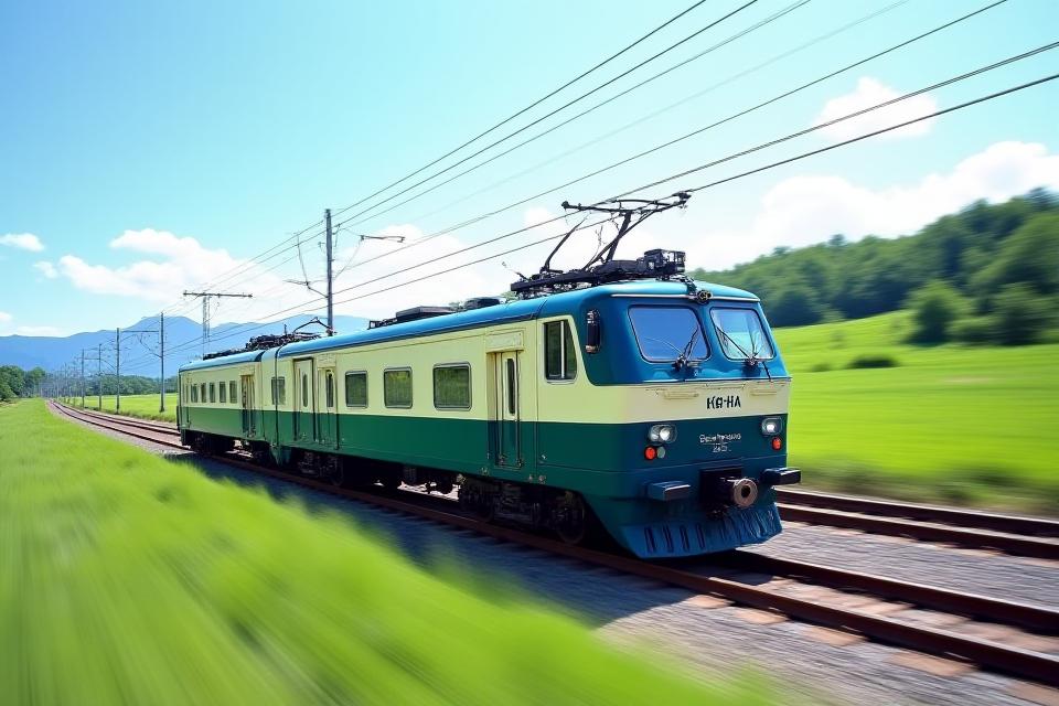 走行中のキハ07形気動車